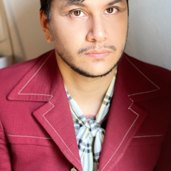 Vintage 1970s Polyester Jacket With Belt - Picture 3 of 4